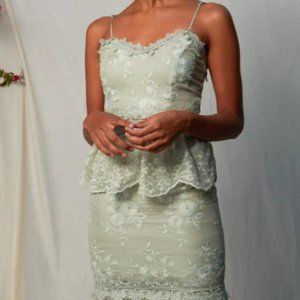 WORN TWICE - V. Chapman Dahlia Dress - Sage